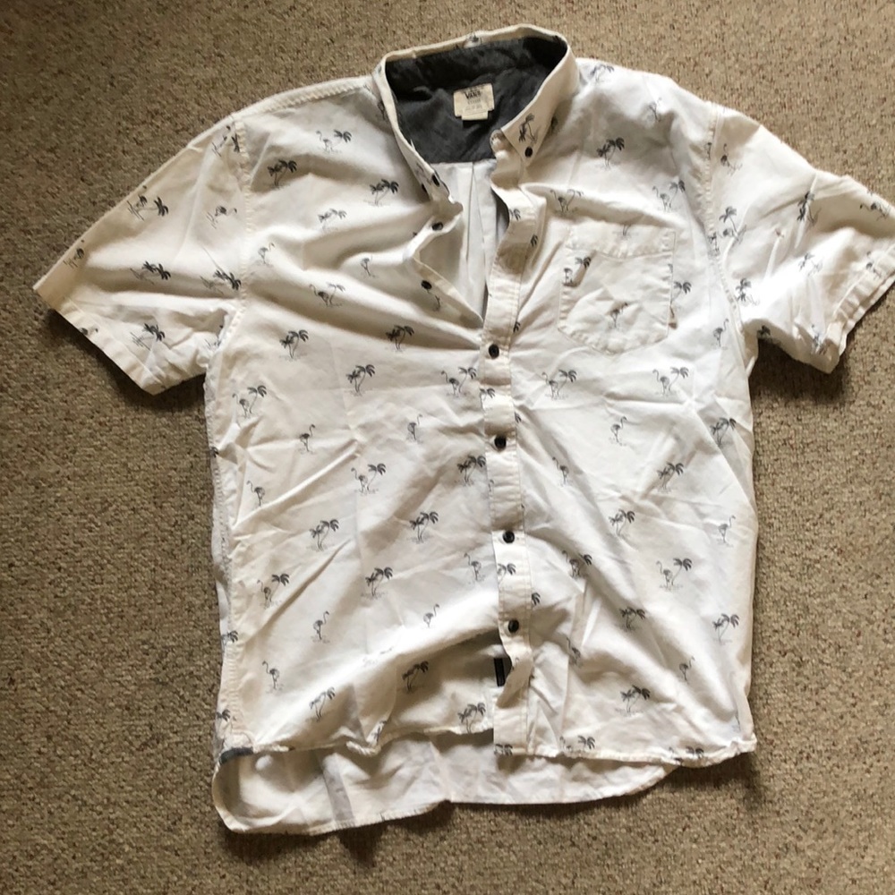 White button down